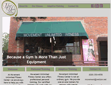Tablet Screenshot of movementunlimitedfitness.com